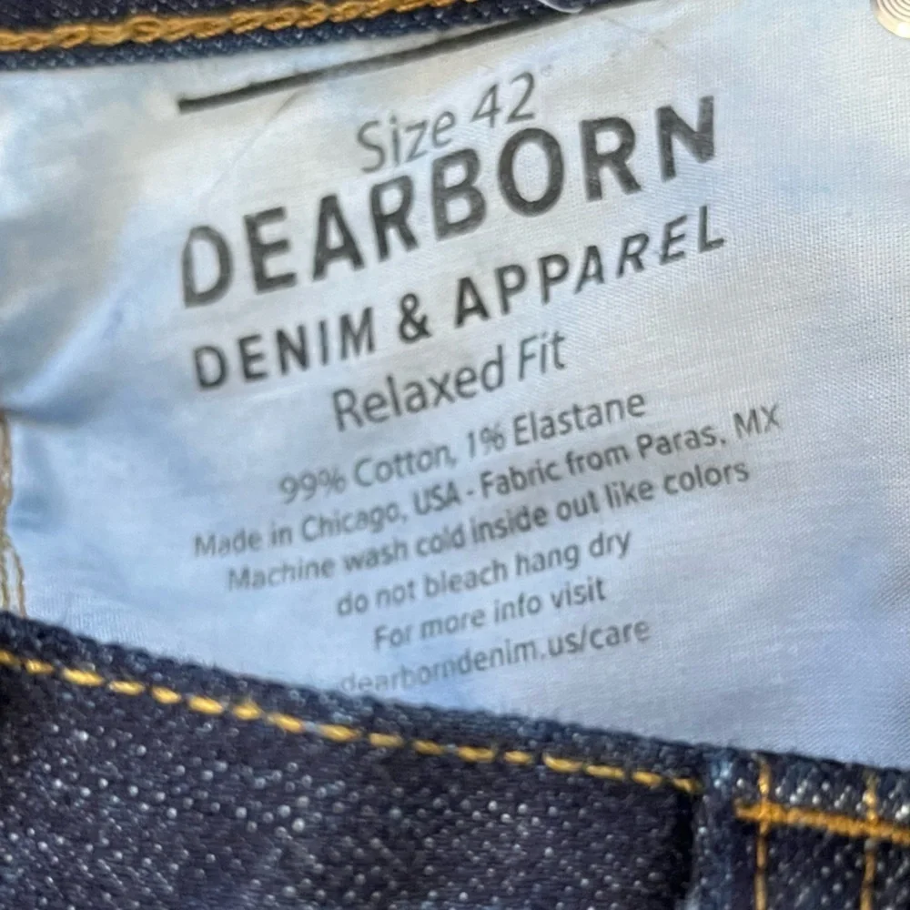 NWT Dearborn Jeans Relaxed Fit Dark Wash 11oz